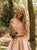 Sweep Train Pink Evening Dresses