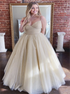 Ball Gown Spaghetti Straps Tulle Pleats Prom Dress LBQ3960