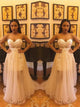 A Line Sweetheart Sleeveless Chiffon  Appliques Prom Dresses