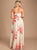 Sweep Train Red Evening Dresses