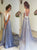 A Line Scoop Open Back Chiffon Short Sleeves Appliques Prom Dresses