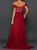 Sweep Train Red Evening Dresses