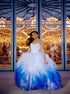 Ball Gown Sweetheart Tulle Beadings Prom Dress LBQ4137