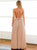 Sweep Train Pink Evening Dresses