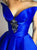 Beadings Blue Evening Dresses