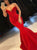 Mermaid Sweetheart Saitn Pleats Prom Dresses