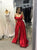 A Line Off the Shoulder Satin Prom Dresses
