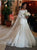 Sweep Train Long Sleeves Appliques Wedding Dresses