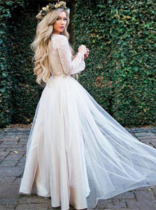 Appliques Tulle Wedding Dresses