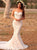 Mermaid Lace Applique Sweetheart Sleeveless Wedding Dresses