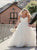 Spaghetti Strap Sweetheart Tulle Beach Wedding Dresses