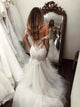 Sweep Train Ivory Wedding Dresses