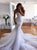 Mermaid Sweetheart Tulle Lace Appliqued Wedding Dresses