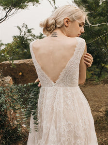 Appliques Lace Wedding Dresses