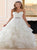 Organza Sweetheart A Line Wedding Dresses