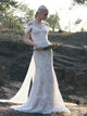 Sheath Ivory Bridal Dresses