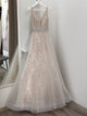 Sweep Train Champagne Bride Dresses
